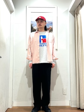 「URBAN RESEARCH Sonny Label（アーバンリサーチサニーレーベル）のアイテム（帽子）」を使った、Yuya Sasakiさん（メンズ・179cm）の冬コーディネート