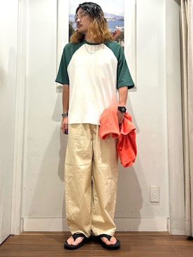 「URBAN RESEARCH Sonny Label（アーバンリサーチサニーレーベル）のアイテム」を使った、Yuya Sasakiさん（メンズ・179cm）の夏コーディネート