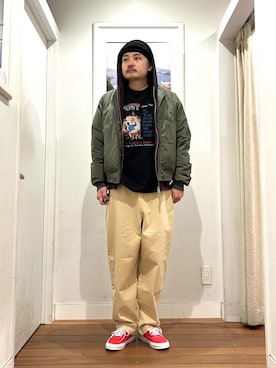 Yuya Sasakiさん（メンズ・179cm）の冬コーディネート