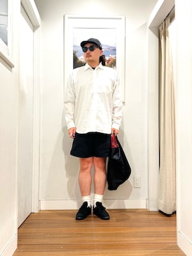「アイテム（バッグ）」を使った、Yuya Sasakiさん（メンズ・179cm）の秋コーディネート