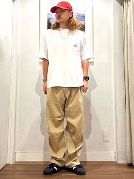 「LOTTO（ロット）のアイテム」を使った、Yuya Sasakiさん（メンズ・179cm）の夏コーディネート