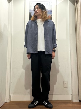 「URBAN RESEARCH Sonny Label（アーバンリサーチサニーレーベル）のアイテム（パンツ）」を使った、Yuya Sasakiさん（メンズ・179cm）の夏コーディネート