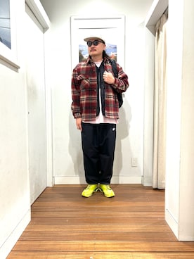 「アイテム（バッグ）」を使った、Yuya Sasakiさん（メンズ・179cm・30代）の秋コーディネート