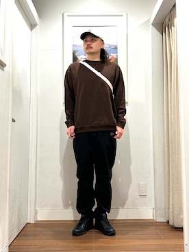 「URBAN RESEARCH Sonny Label（アーバンリサーチサニーレーベル）のアイテム」を使った、Yuya Sasakiさん（メンズ・179cm）の冬コーディネート