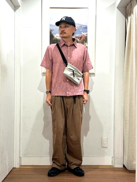 「URBAN RESEARCH Sonny Label（アーバンリサーチサニーレーベル）のアイテム」を使った、Yuya Sasakiさん（メンズ・179cm）の夏コーディネート