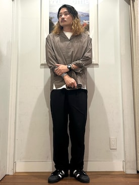 「URBAN RESEARCH Sonny Label（アーバンリサーチサニーレーベル）のアイテム（パンツ）」を使った、Yuya Sasakiさん（メンズ・179cm）の夏コーディネート