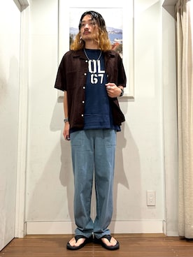 「URBAN RESEARCH Sonny Label（アーバンリサーチサニーレーベル）のアイテム」を使った、Yuya Sasakiさん（メンズ・179cm）の夏コーディネート