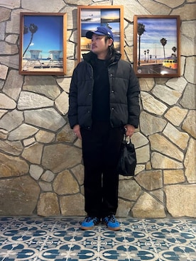 「FORK&SPOON」｜「アイテム（スウェット）」を使った、Yuya Sasakiさん（メンズ・179cm）の冬コーディネート