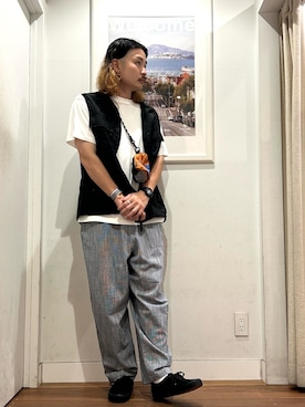 Yuya Sasakiさん（メンズ・179cm）の夏コーディネート