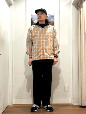 「FORK&SPOON（フォークアンドスプーン）のアイテム」を使った、Yuya Sasakiさん（メンズ・179cm）の春コーディネート