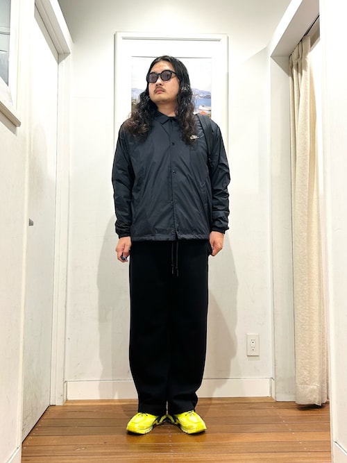 SAPEur コーチジャケット XL ナイロンジャケット サプール ナイキ 黒 SAPEur コーチジャケット XL ナイロンジャケット サプール ナイキ 黒