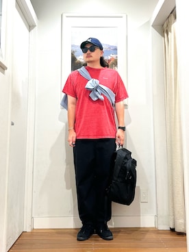 「アイテム（チノパンツ）」を使った、Yuya Sasakiさん（メンズ・179cm・20代）の夏コーディネート