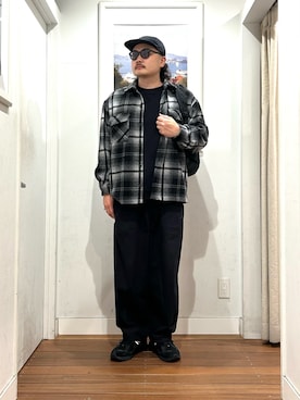 「チェック」｜Yuya Sasakiさん（メンズ・179cm・30代）の秋コーディネート