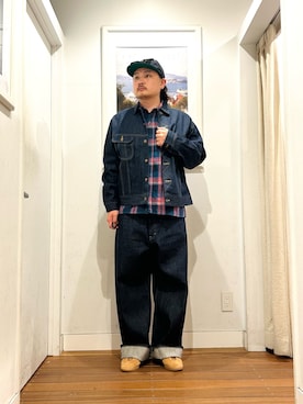 「アイテム（バックパック/リュック）」を使った、Yuya Sasakiさん（メンズ・179cm）の秋コーディネート