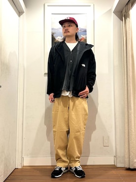 「URBAN RESEARCH Sonny Label（アーバンリサーチサニーレーベル）のアイテム（帽子）」を使った、Yuya Sasakiさん（メンズ・179cm）の冬コーディネート