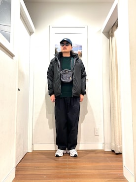 「アイテム（ショルダーバッグ）」を使った、Yuya Sasakiさん（メンズ・179cm・30代）の秋コーディネート