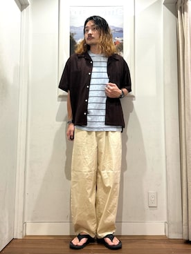 「URBAN RESEARCH Sonny Label（アーバンリサーチサニーレーベル）のアイテム」を使った、Yuya Sasakiさん（メンズ・179cm）の夏コーディネート