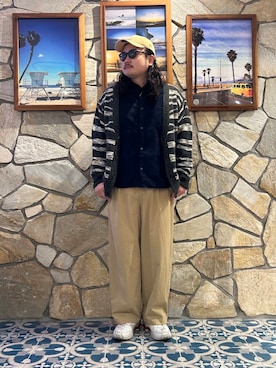 「KANEKO OPTICAL（カネコオプティカル）の『別注』KANEKO OPTICAL×URBAN RESEARCH　URA-06（メガネ）」を使った、Yuya Sasakiさん（メンズ・179cm）の秋コーディネート