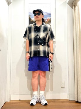 「アイテム（ポーチ）」を使った、Yuya Sasakiさん（メンズ・179cm）の夏コーディネート