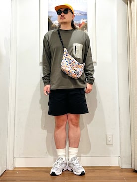 「アイテム（帽子）」を使った、Yuya Sasakiさん（メンズ・179cm・30代）の夏コーディネート