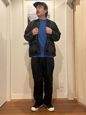 「ROTHCO（ロスコ）のアイテム（ミリタリージャケット）」を使った、Yuya Sasakiさん（メンズ・179cm）の春コーディネート