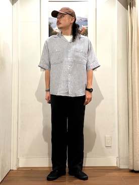 「URBAN RESEARCH Sonny Label（アーバンリサーチサニーレーベル）のアイテム（帽子）」を使った、Yuya Sasakiさん（メンズ・179cm）の春コーディネート