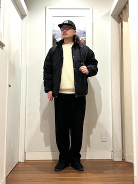 「アイテム（バックパック/リュック）」を使った、Yuya Sasakiさん（メンズ・179cm）の冬コーディネート