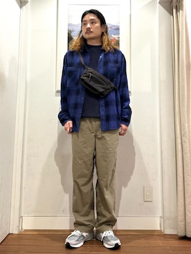 「URBAN RESEARCH Sonny Label（アーバンリサーチサニーレーベル）のアイテム（パンツ）」を使った、Yuya Sasakiさん（メンズ・179cm）の秋コーディネート