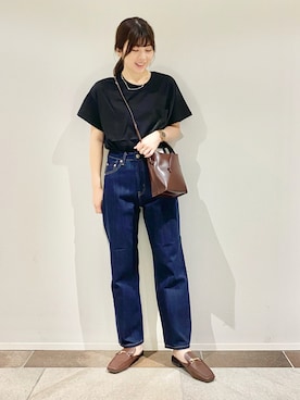「ワンウォッシュデニム」｜karin_mamaさん（レディース・158cm）の秋コーディネート