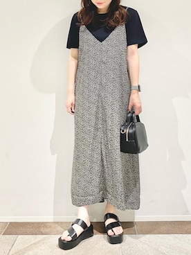 「アイテム（ワンピース、その他）」を使った、karin_mamaさん（レディース・158cm）の夏コーディネート
