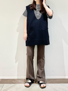 「2連ネックレス」｜karin_mamaさん（レディース・158cm）の秋コーディネート