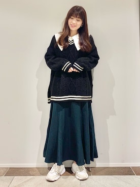 「未来のWEARISTAプロジェクト」｜karin_mamaさん（レディース・158cm）の冬コーディネート