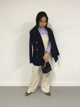 「RODE SKO」｜「アイテム（オールインワン・サロペット）」を使った、RODE SKO (ロデスコ)さん（レディース・158cm）の春コーディネート