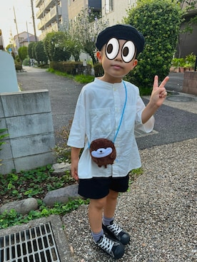 この丸さん（キッズ・110cm）の秋コーディネート