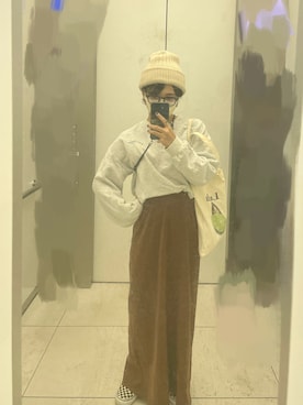 「韓国コーデ」｜「アイテム（スリッポン）」を使った、yukaritofukuさん（レディース・151cm）の秋コーディネート