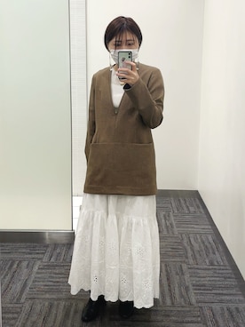 「U by SPICK&SPAN（ユーバイスピックアンドスパン）のアイテム」を使った、さなさん（レディース・159cm）の秋コーディネート