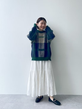 「U by SPICK&SPAN（ユーバイスピックアンドスパン）のアイテム」を使った、さなさん（レディース・160cm）の秋コーディネート