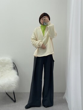「TOGA PULLA（トーガ　プルラ）のアイテム」を使った、さなさん（レディース・159cm）の冬コーディネート