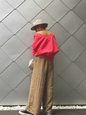 「URBAN RESEARCH Sonny Label（アーバンリサーチサニーレーベル）のアイテム（サロペット/オーバーオール）」を使った、naaaamiさん（レディース・158cm）の秋コーディネート