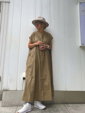 「Libra Cue（リブラ キュー）のアイテム（ワンピース/ドレス）」を使った、naaaamiさん（レディース・158cm）の秋コーディネート