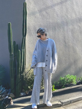 「URBAN RESEARCH Sonny Label（アーバンリサーチサニーレーベル）のアイテム（パンツ）」を使った、naaaamiさん（レディース・158cm）の冬コーディネート