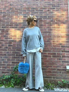 「URBAN RESEARCH Sonny Label（アーバンリサーチサニーレーベル）のアイテム（パンツ）」を使った、naaaamiさん（レディース・158cm）の秋コーディネート