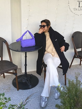 「SHIZUTA（シズタ）のSZT:カラー無地ソックス（ソックス/靴下）」を使った、naaaamiさん（レディース・158cm）の春コーディネート