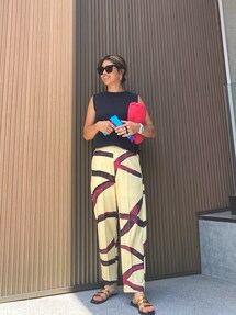 Ameri（アメリ）の「WATER COLORS LINE CUT PANTS（その他パンツ