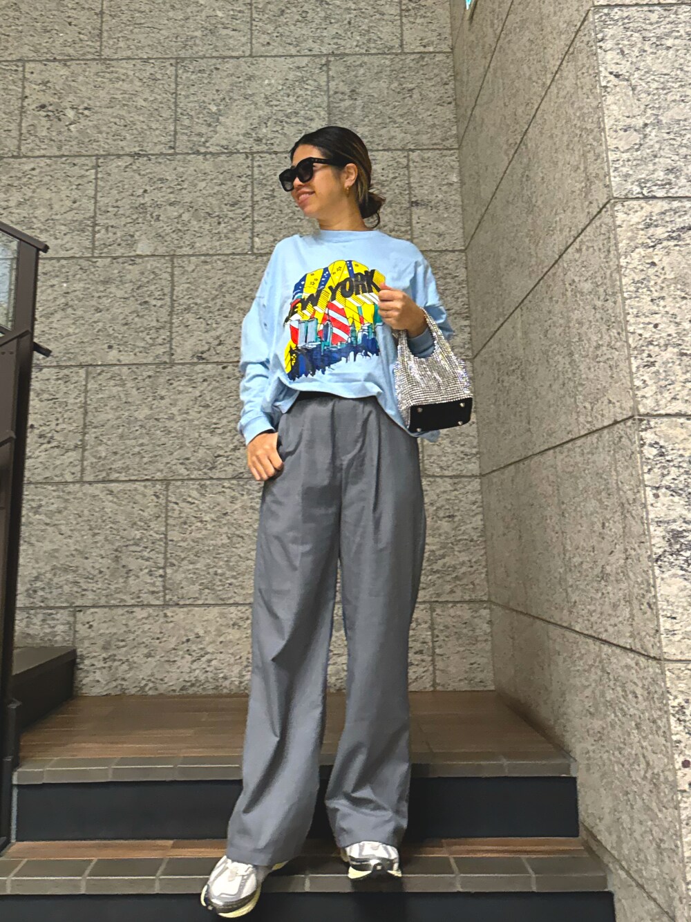 Cristin/クリスティン　ラインストーン BAG LOUNGEDRESS（ラウンジドレス）の「【Cristin/クリスティン