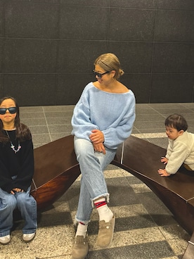 「アイテム（アクセサリー）」を使った、naaaamiさん（レディース・158cm）の冬コーディネート