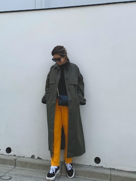 「Casselini（キャセリーニ）のアイテム」を使った、naaaamiさん（レディース・158cm）の春コーディネート