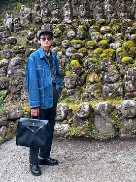 「Lee（リー）のアイテム（ジャケット/アウター）」を使った、将軍さん（メンズ・188cm）の春コーディネート