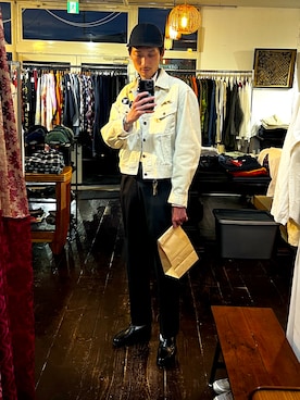 「Lee（リー）のアイテム（ジャケット/アウター）」を使った、将軍さん（メンズ・188cm）の春コーディネート