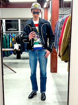 将軍さん（メンズ・188cm）の春コーディネート